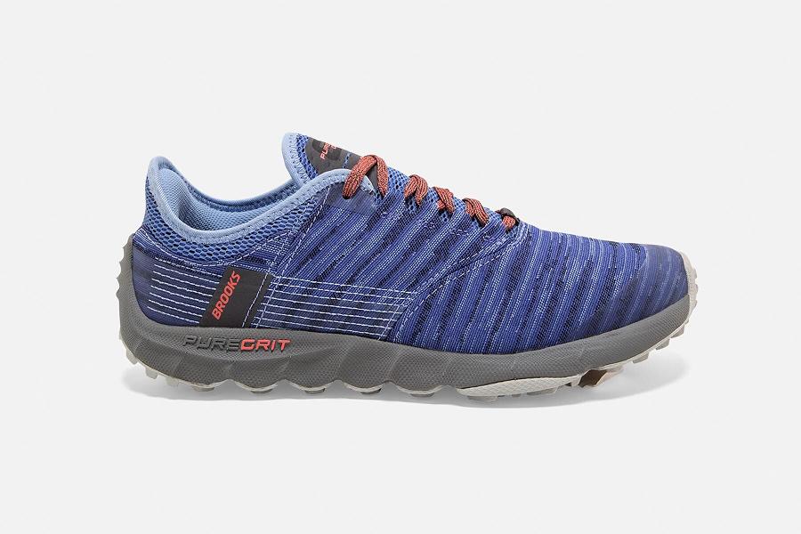 Brooks PureGrit 8 Women Footwear & Trail Running Shoes Blue LZP871025
